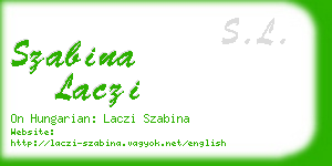 szabina laczi business card